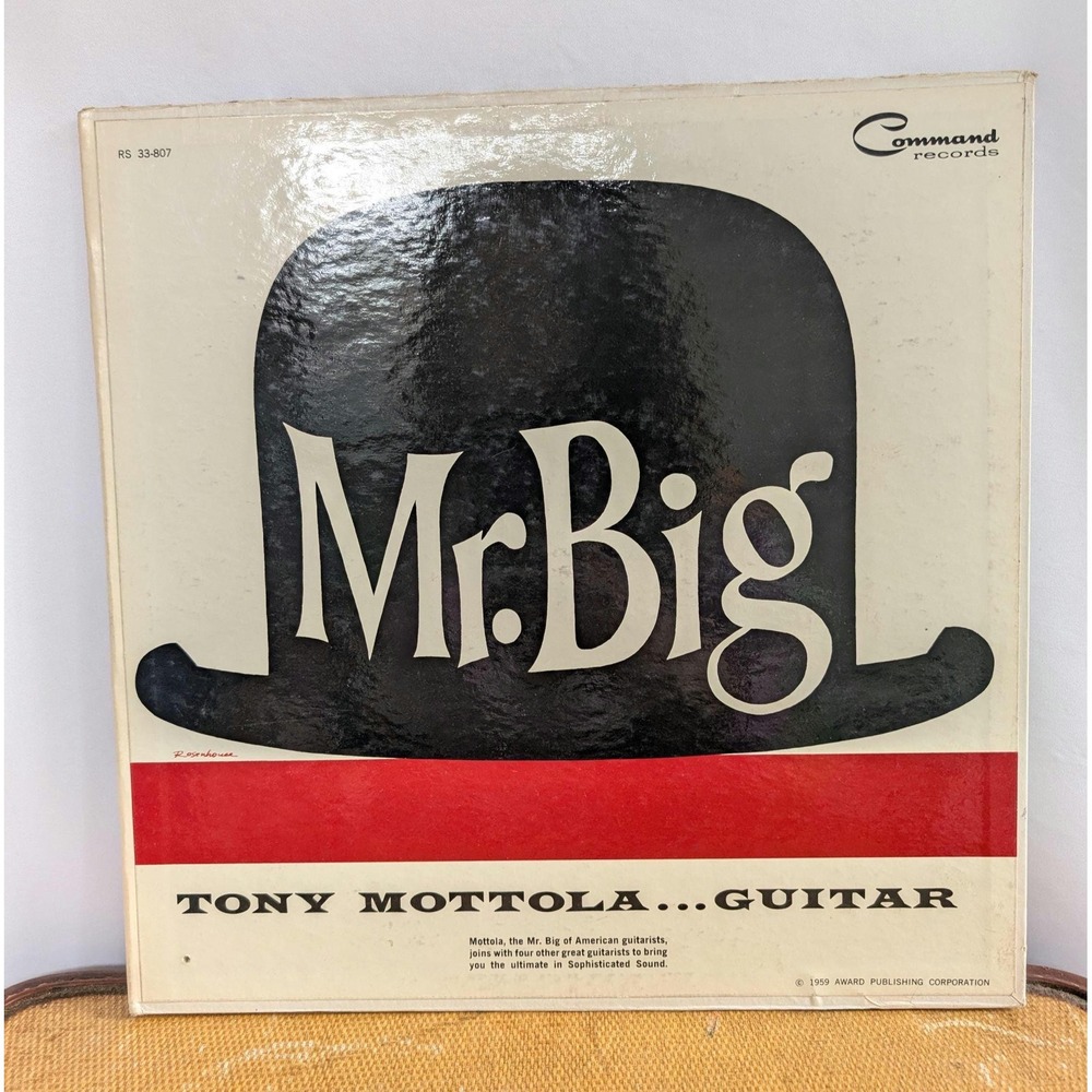 Tony Mottola Mr Big 1959 US Vintage LP Record Jazz Guitar Command RS 33-807